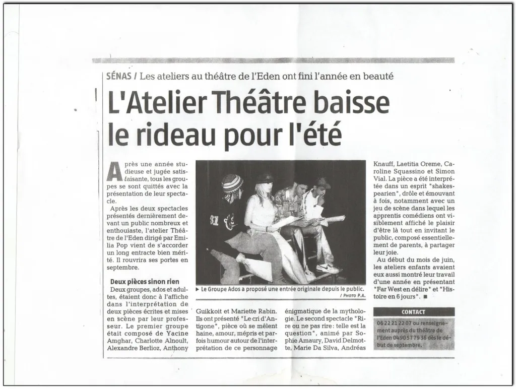 Médias - La presse en parle